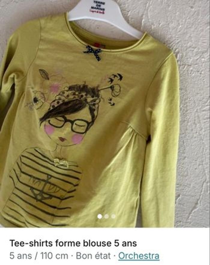 Lot vêtements fille 5/6 ans - photo numéro 7