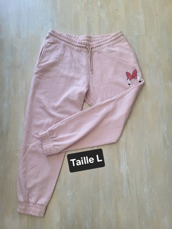 Jogging rose disney femme