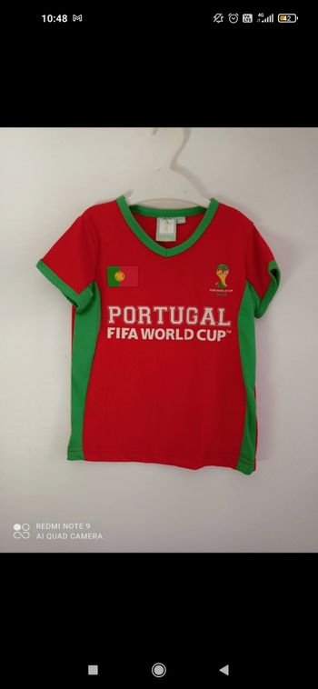 Maillot Portugal coupe UEFA 2019 en 3 ans