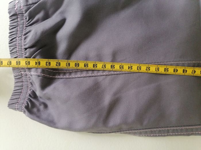 Pantalon fille gris et rose multipoches - photo numéro 7