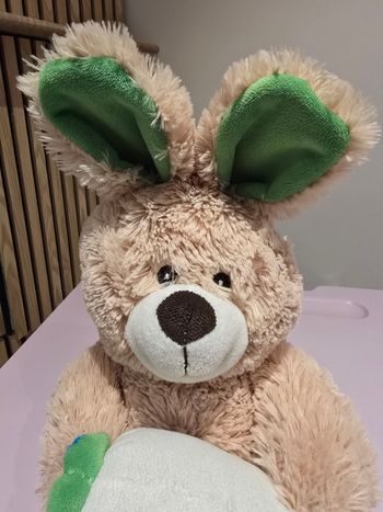 LAPIN CHOCO EN PELUCHE  40 cm