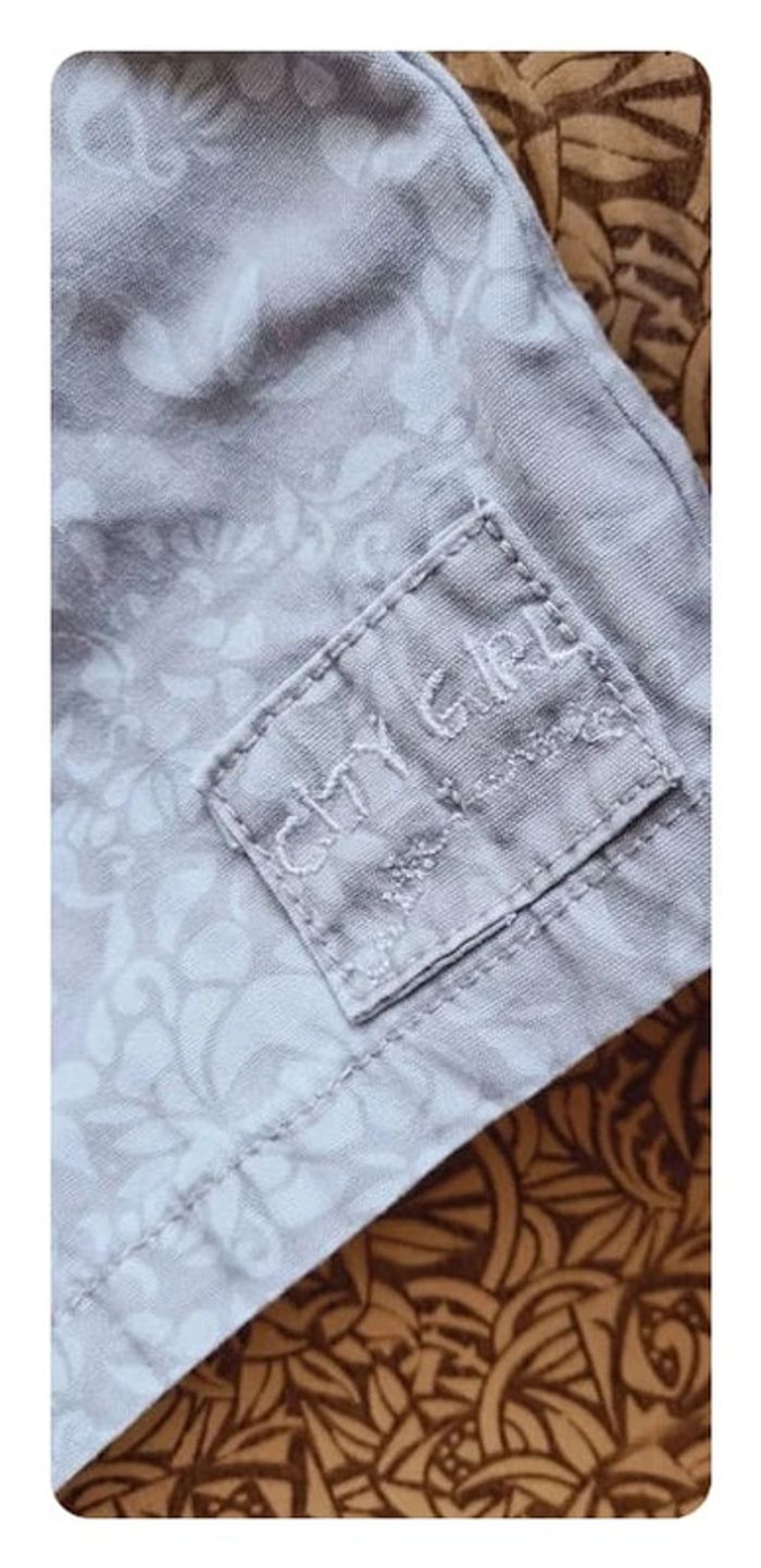 🌼 👗 Kidkanaï – Robe chemise 24 mois – Imprimé floral discret & ceinture tressée - photo numéro 2