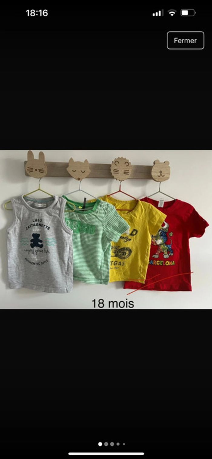 Lot 6 pieces garçon 18 mois - Très bon état général - photo numéro 2