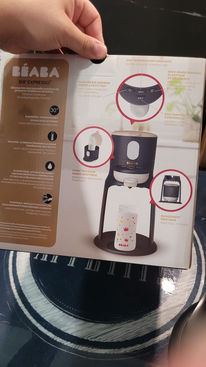 Chauffe biberon/ préparateur biberon beaba - photo numéro 4