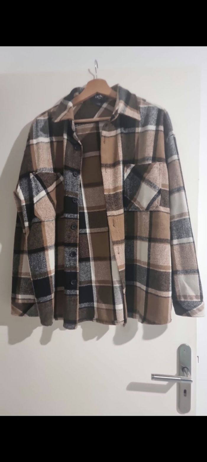 Veste à carraux homme taille M