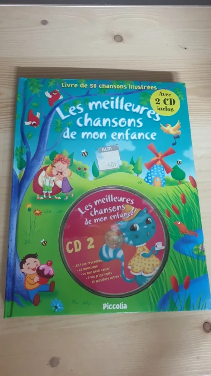 Les meilleurs chansons de mon enfance avec cd