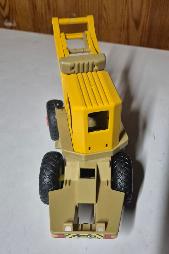 Playmobil 3458 chargeuse sur pngeu engin chantier geobra 1985 - photo numéro 4