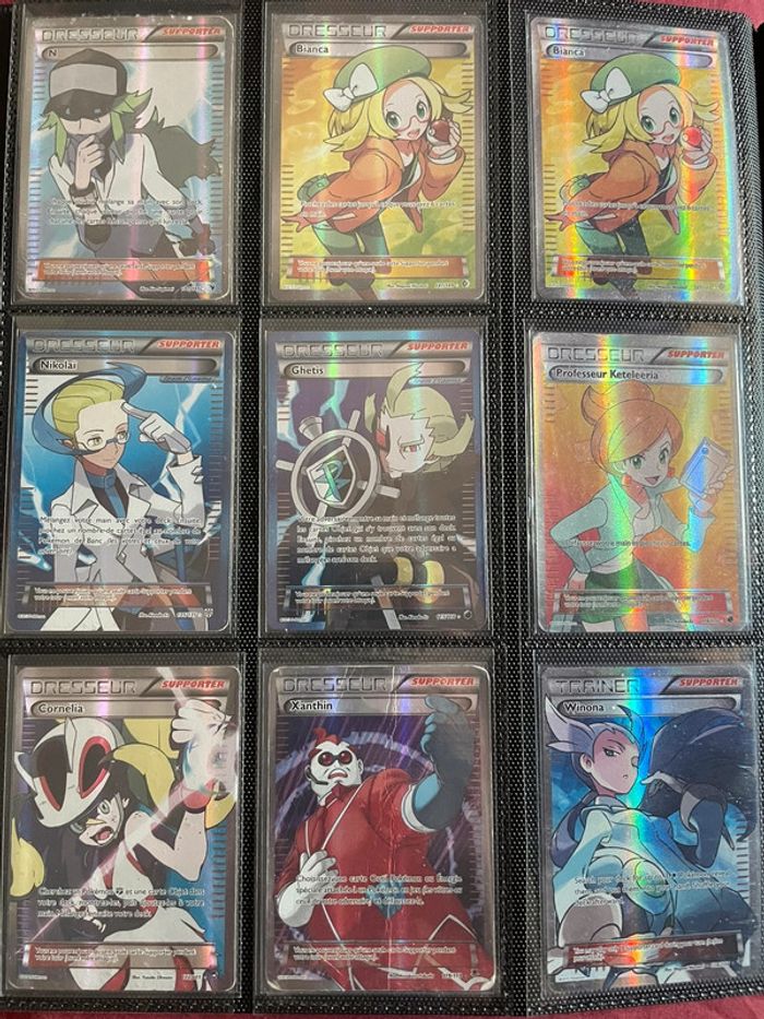 Cartes Pokémon dresseurs full art