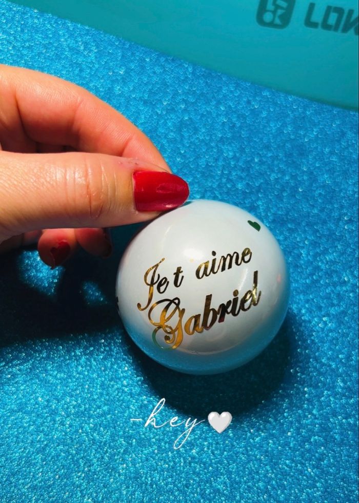 Boule de Noël personnalisé prénom - photo numéro 3