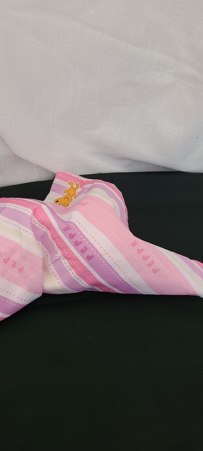 Cochon PEPPA PIG doudou plat rose - photo numéro 3