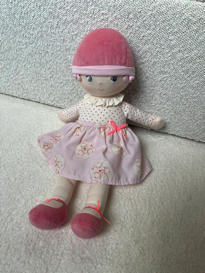 Poupée tissu corolle
