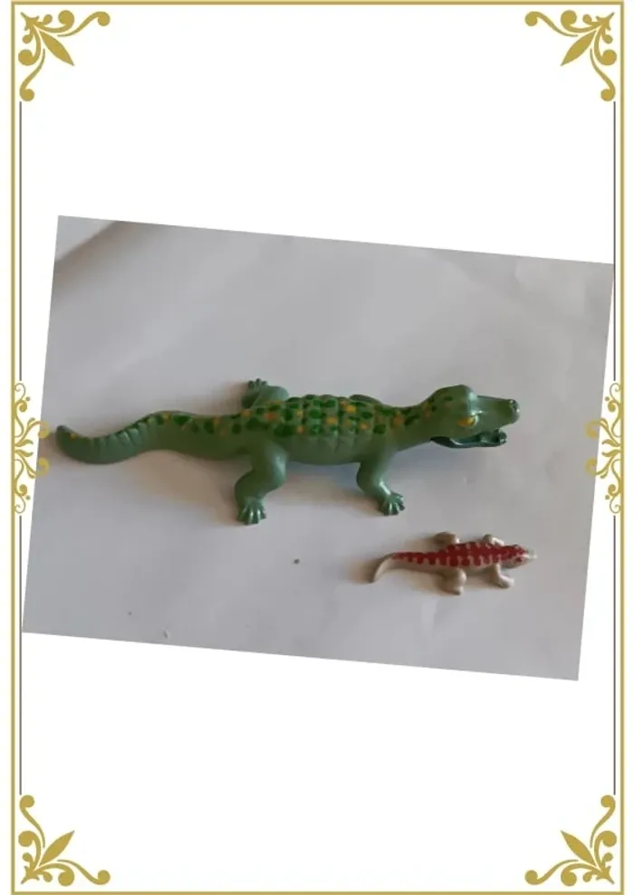 Caïman et son bébé wiltopia playmobil - photo numéro 5