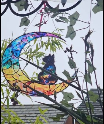 Suncatcher chat/lune