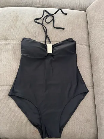 Maillot de bain 1 pièce noir taille M 38 bain de soleil