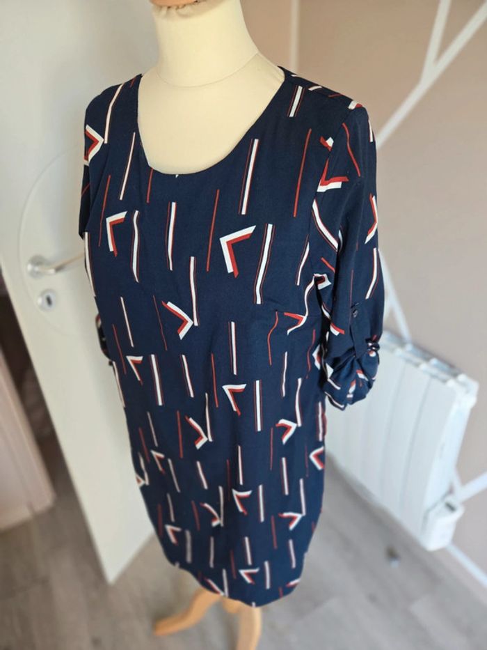 Robe droite Bleu marine Taille Xl - photo numéro 2