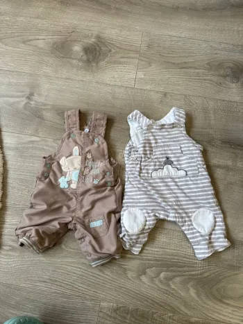 Lot de 2 Salopettes bébé