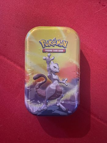 Mini tin Pokemon pouvoir kanto mewtwo scellé Fr