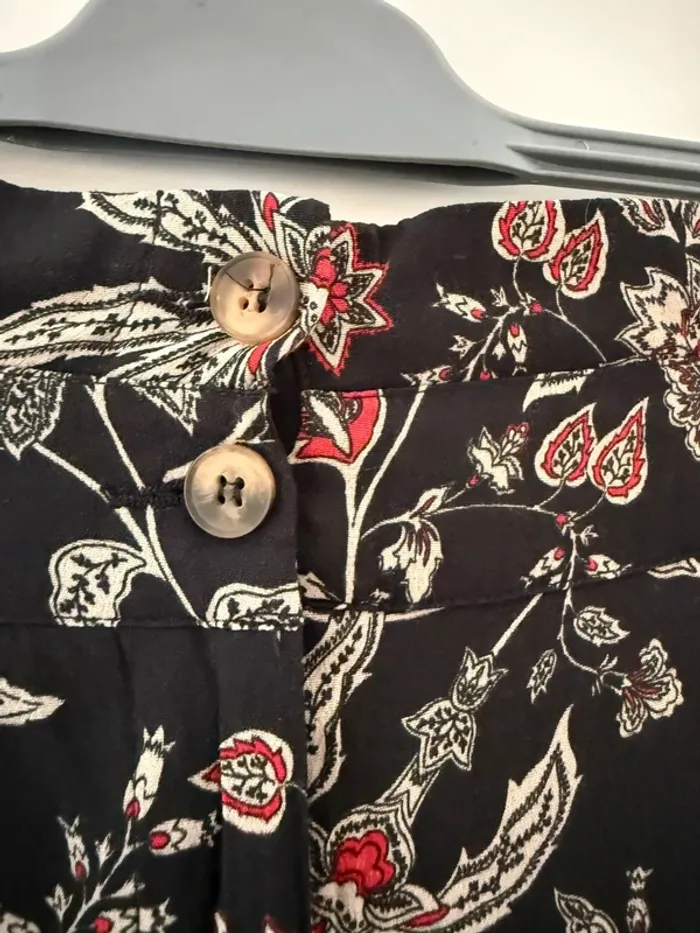 pantalon fluide fleuri neuf Promod 38 M - photo numéro 6