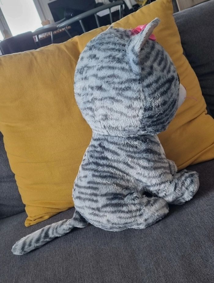 Grande peluche kiki la chatte beanie boo's 41cm - photo numéro 4