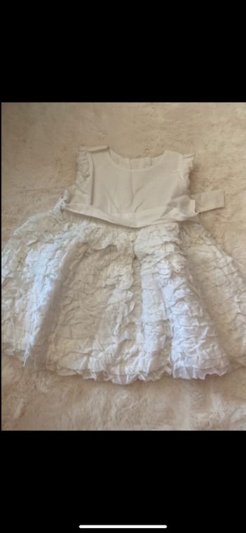 Robe blanche bébé 6 mois