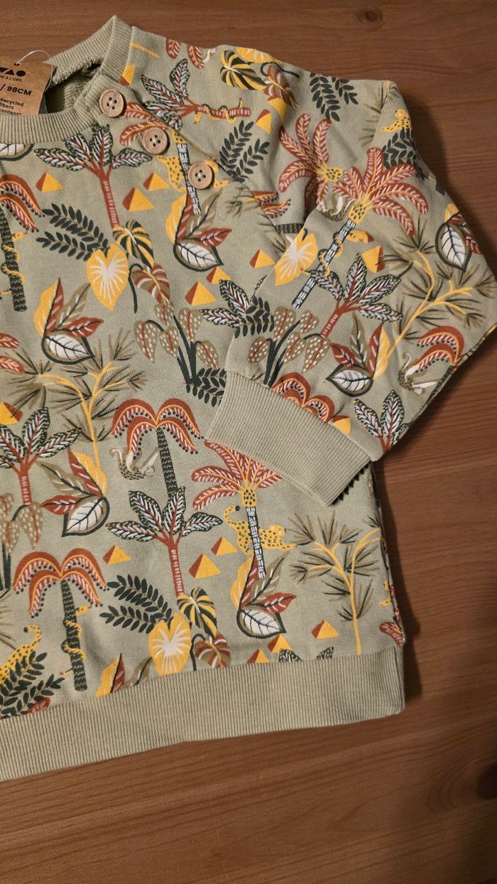 (Neuf non porté)🏷🥰💙💙💙superbe sweat molleton 36mois garçon 🥰💙 - photo numéro 6