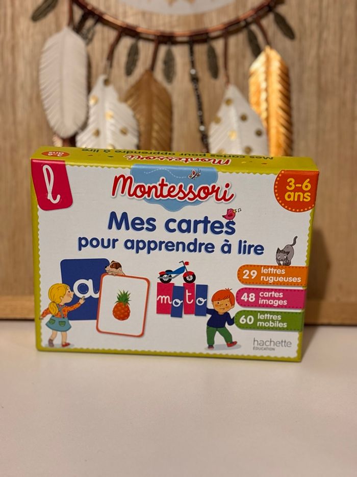 Montessori mes cartes pour apprendre à lire - photo numéro 1