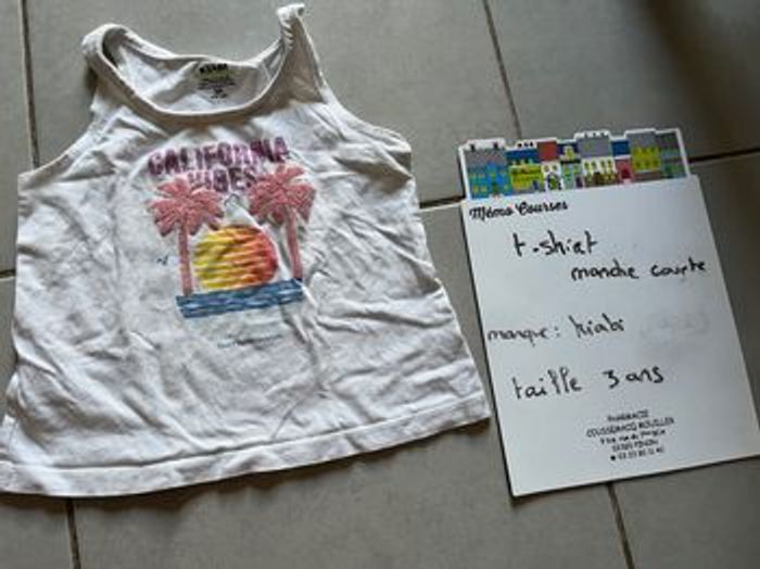 T shirt fille 3 ans