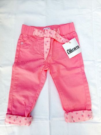 Pantalon rose ajustable