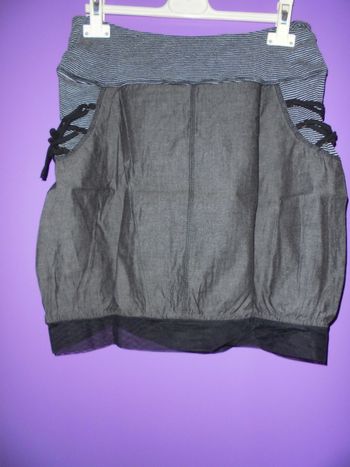 Jupe Grise et Noire