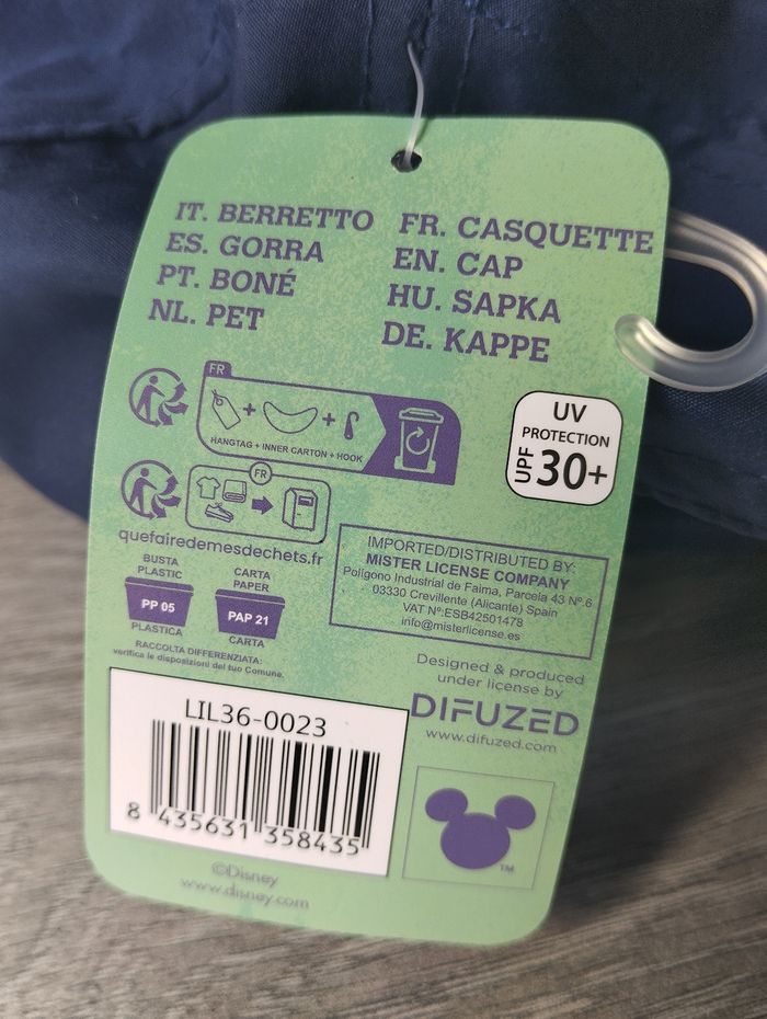 Stitch : Casquette pour enfant Taille 52 cm (Modèle #3) - photo numéro 5