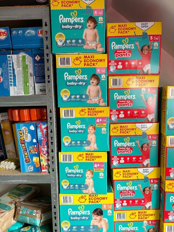 3 paquets Pampers
