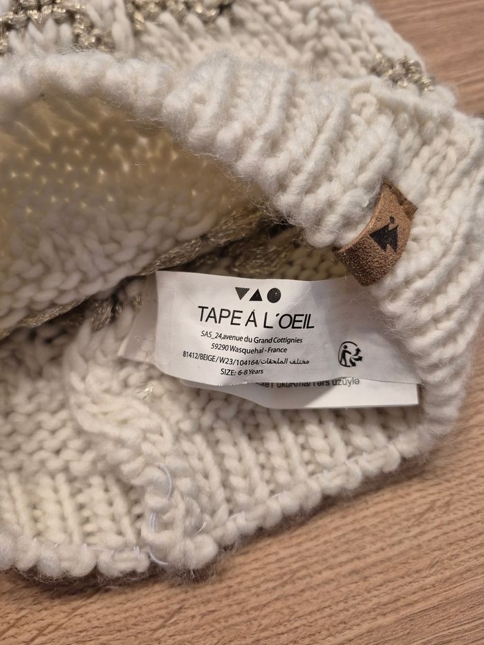 Bonnet en laine Tape à l'oeil 6-8 ans - photo numéro 3