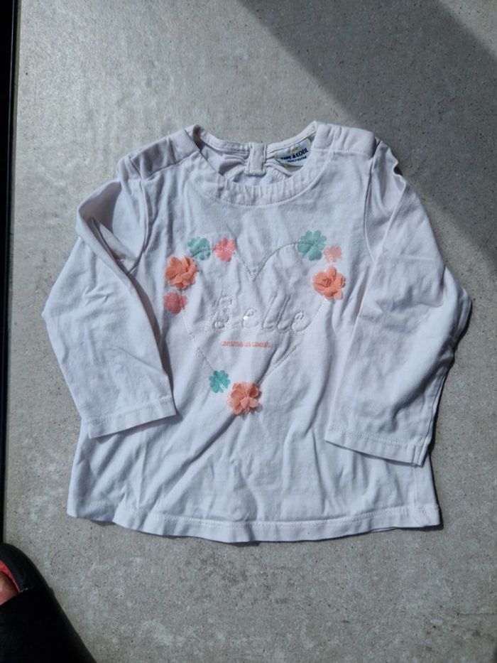 Tee-shirt manches longues 18 mois