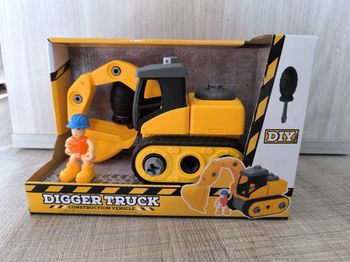 Jeu construction véhicule tractopelle