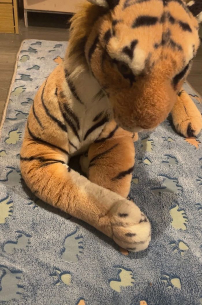 Gros tigre peluche - photo numéro 4