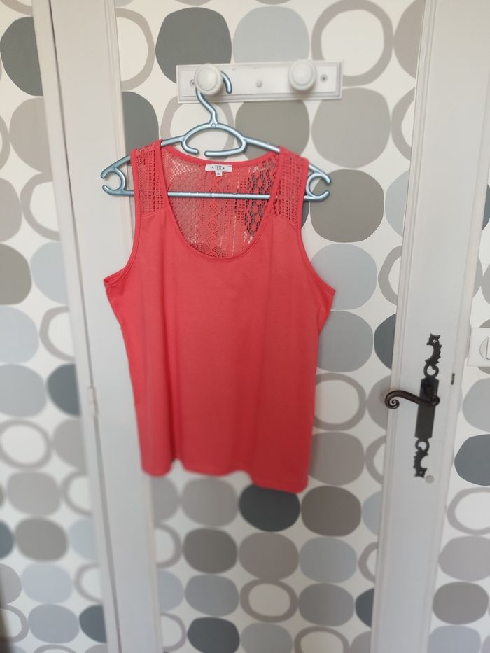 Débardeur femme rouge
