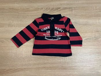 Polo manche longue 12 mois
