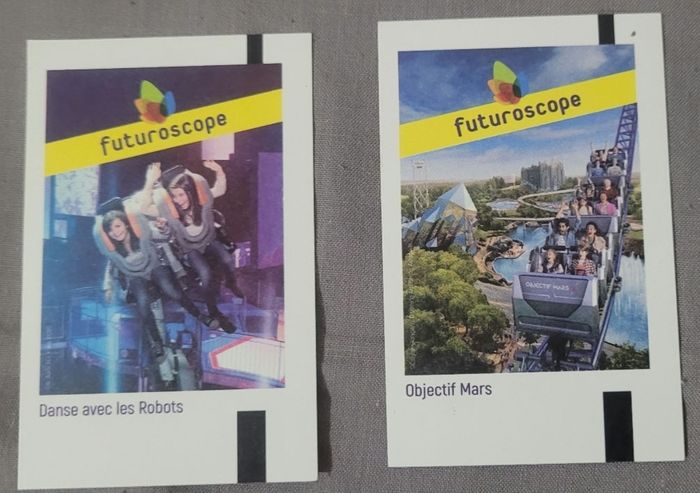 2  places  Adultes pur  le parc  Futuroscope