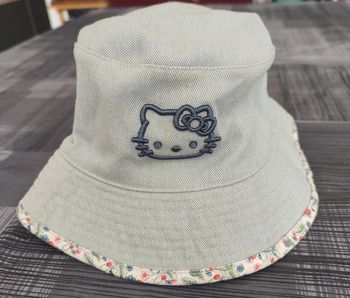 Bob réversible/ chapeau de soleil fille - Hello Kitty