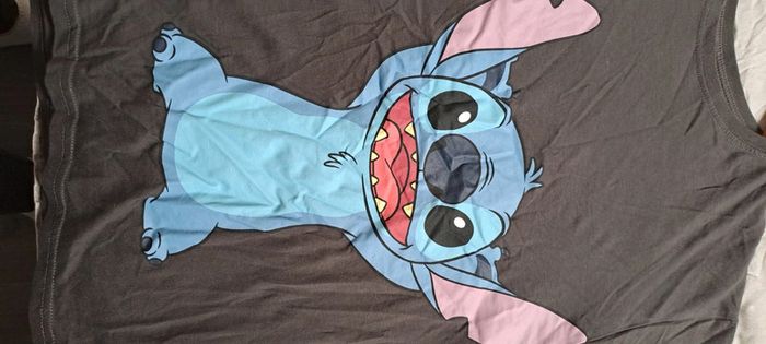 T-shirt  gris Stitch. Kiabi. Taille L. - photo numéro 2
