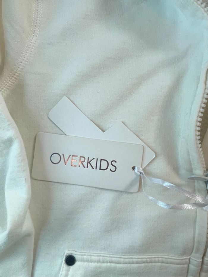 Gilet blanc neuf overkids 10 ans - photo numéro 5
