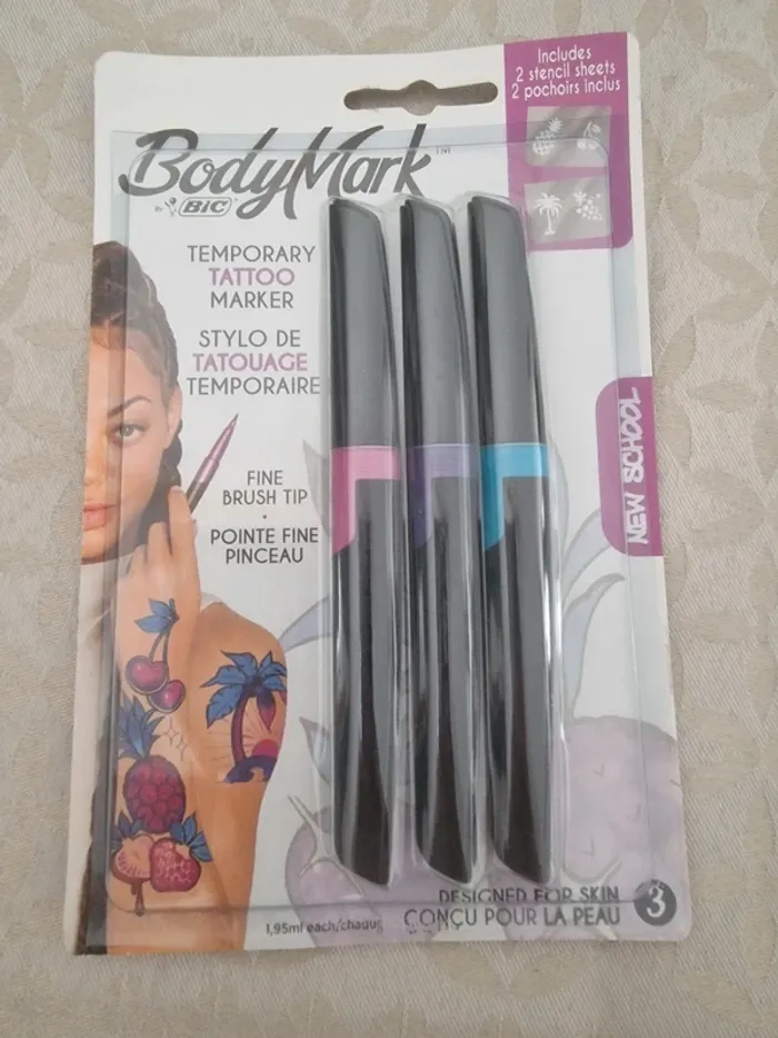 Feutres tatouage bodymark
