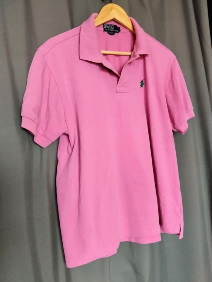 Polo rose Ralph Lauren taille L/40
