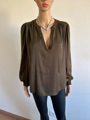 Blouse kaki à manches longues Morgan taille 34 jamais portée