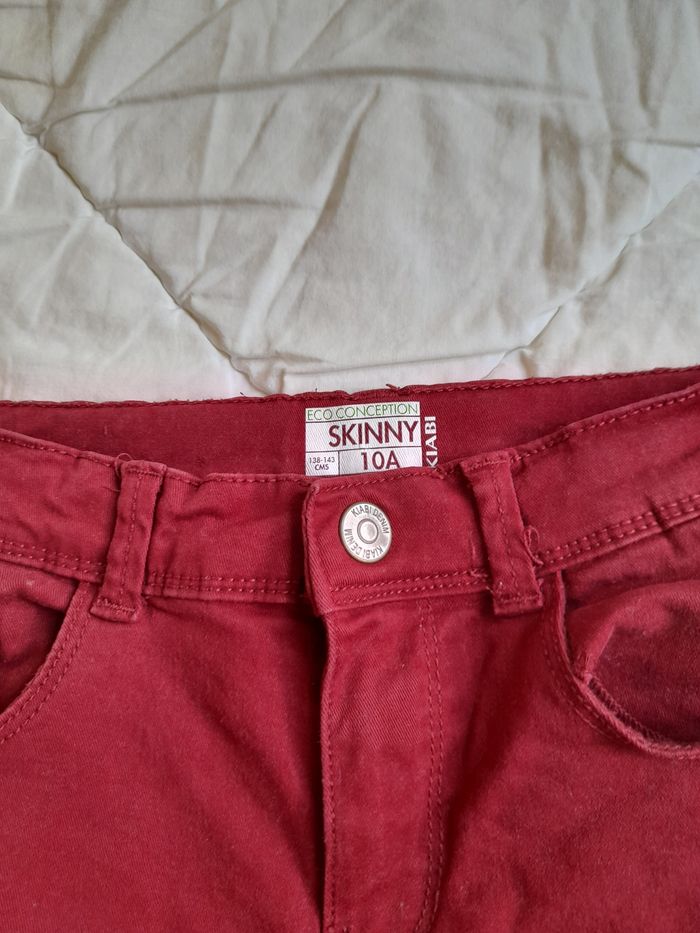 Jean skinny 10ans Kiabi eco conception - photo numéro 3