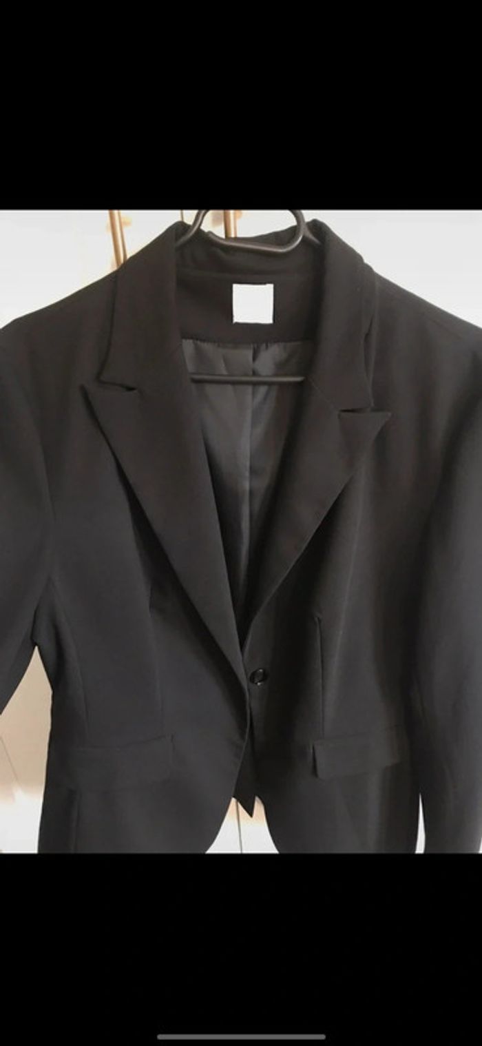 Blazer noir camaieu 42 - photo numéro 3