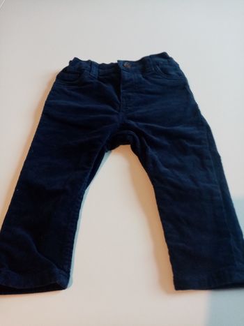 Pantalon velours 80 cm