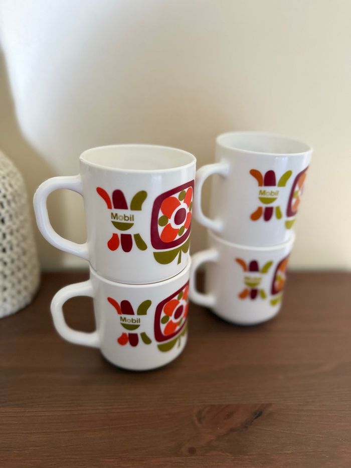 Lot de 4 mugs mobil  - Arcopal - photo numéro 7