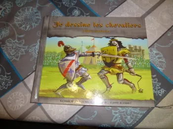 livre Je Dessine les Chevaliers livre à pochoirs neuf