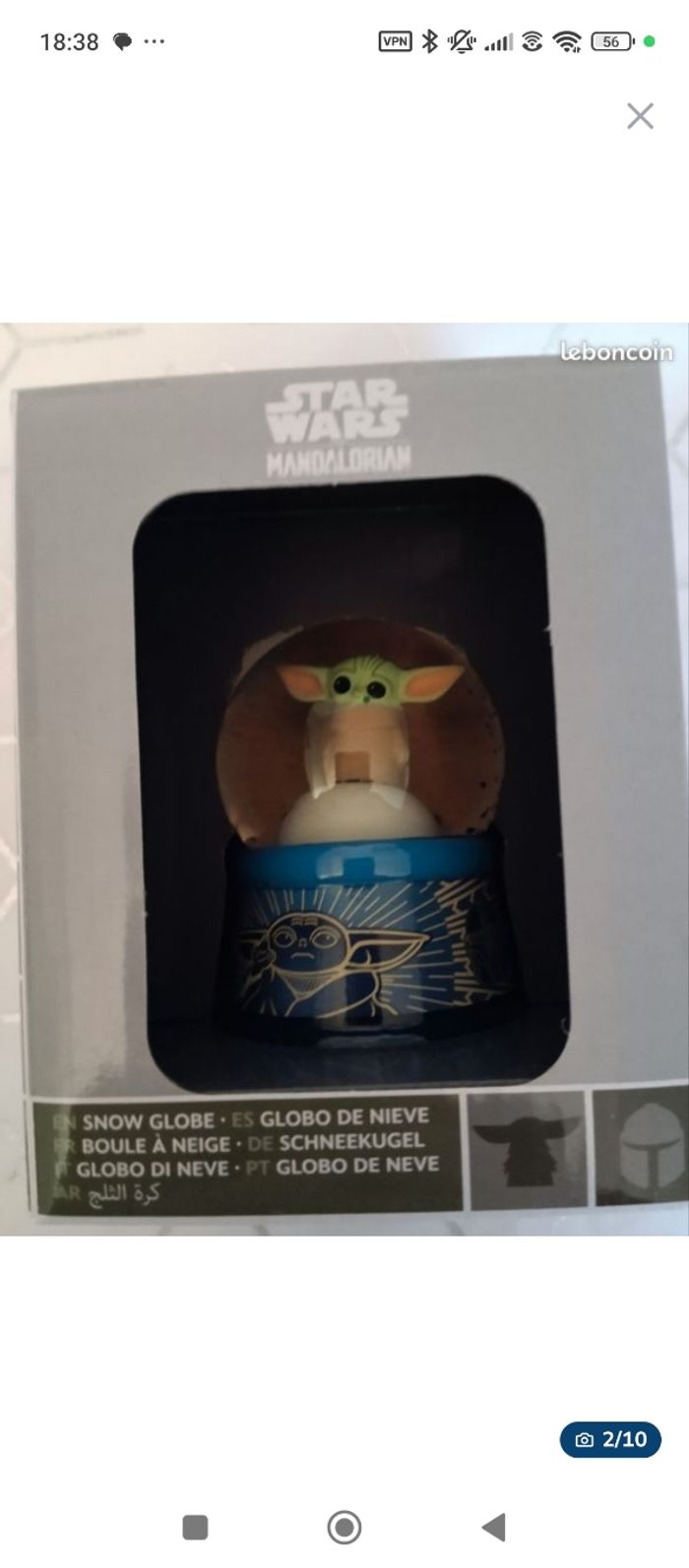 Boule de noel star wars Grogu officielle - photo numéro 4